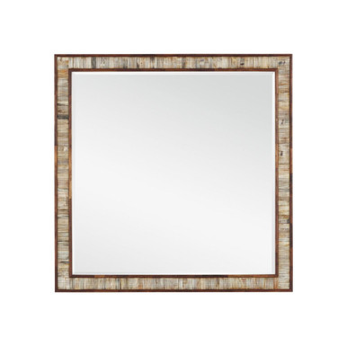 Hyson Large Square Mirror 40 Inch Wide by Currey Company - 1000-0135
