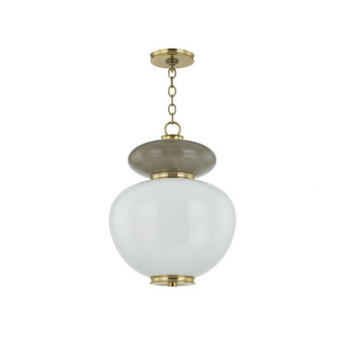 Syros 21W 1 LED Pendant 18.5 Inch Tall and 13.75 Inch Wide by Corbett - 498-14-VB