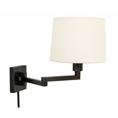 Decorative 1 Light Swing Arm Wall Sconce 11.5 Inch Tall by House of Troy - WS720-OB