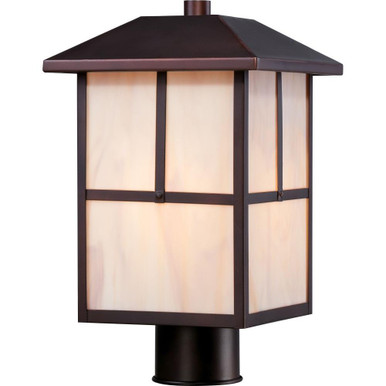 Tanner One Light Outdoor Post Lantern 8.38 x 14 Inches by Nuvo - 60/5675
