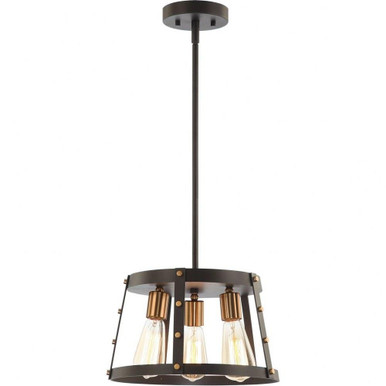 Beaton 3 Light Medium Pendant by Matteo - C72003MBAG