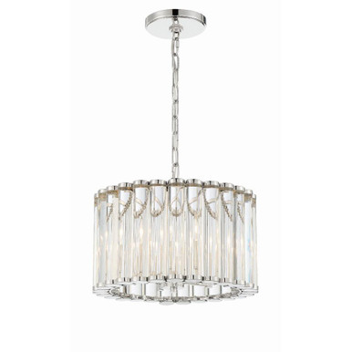 Elliot 4 Light Medium Chandelier by Crystorama - ell-b3004-pn