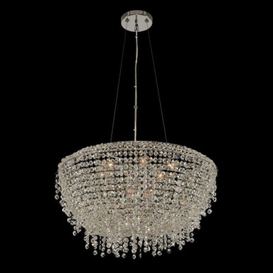 Massimo 9 Light Large Pendant 23 Inch Wide by Allegri - 030851-010-FR001