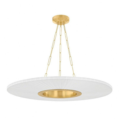 Prattsburgh 1 Light Oversized Chandelier by Hudson Valley - 2540-AGB