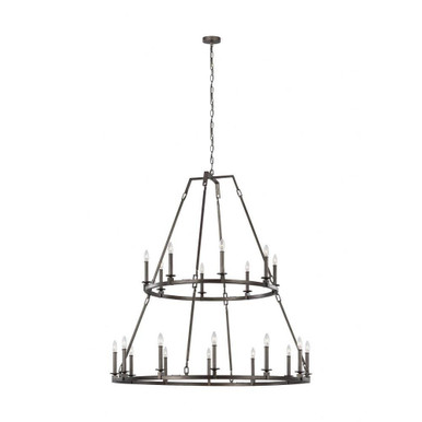 Sean Lavin 20 Light Oversized 2 Tier Chandelier by Visual Comfort Studio - f3217/20sms