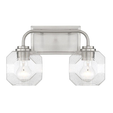 Baldwin 2 Light Bath Vanity 9.5 Inch Tall and 16 Inch Wide by Savoy House - L8-4399-2