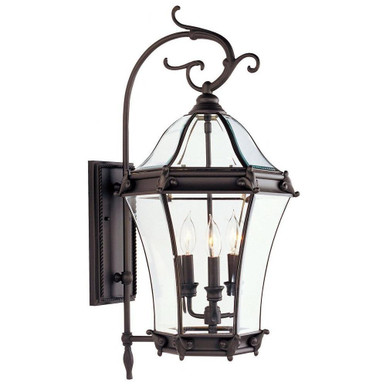 Fleur de Lis 2 Light Outdoor Post Top Lantern 11 x 22 Inches by Livex  - 2622-07