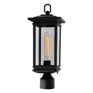 Oakwood 1 Light Outdoor Post Lantern Head 17.5 x 6.9 Inches by CWI  - 0422PT7-1-101