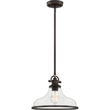 Grant 1 Light Medium Pendant by Quoizel - GRTS2814