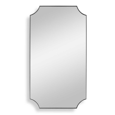 Lennox 40.13 Inch Scalloped Corner Mirror by Uttermost - 09709