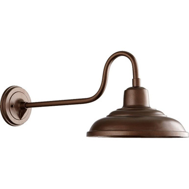 Extension Hood 1 Light Modern Outdoor Wall Lantern by Quorum - 771-86