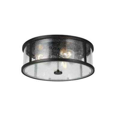 Dakota 3 Light 14 Inch Wide Transitional Flush Mount by Generation - OL7633ES