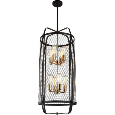 Hearth 8 Light Large Pendant by Matteo - C67808RB