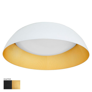 Lucci 18W 1 LED Flush Mount 5.75 Inch Tall and 18 Inch Wide by Oxygen - 3-206