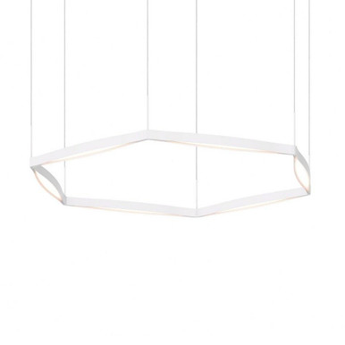 Ola 72W 6 LED Pendant 7.5 Inch Tall and 54 Inch Wide by Sonneman - 22QRR01120PHA