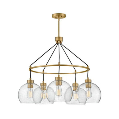 Rumi 5 LED Light Large Chandelier by Lark - 83014LCB