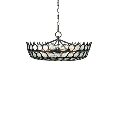 Augustus 6 Light Medium Chandelier by Currey Company - 9000-0991