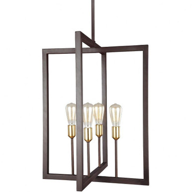 Finnegan 4 Light Medium Chandelier by Visual Comfort Studio - F3146/4NWB