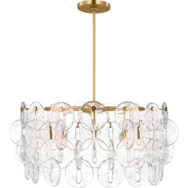 Candace 5 Light Chandelier 11.75 X 27 Inch Wide by Visual Comfort Studio - KSC1165BBS