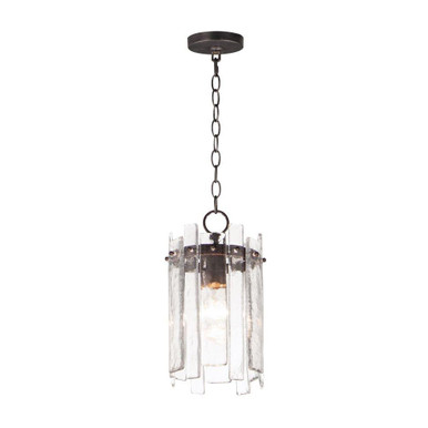 Warren 1 Light Small Pendant by Maxim - 21831AGDBZ
