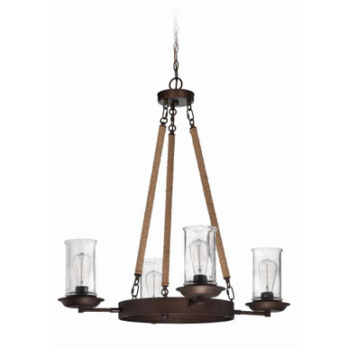 Thornton 4 Light Chandelier by Craftmade - 36124-ABZ