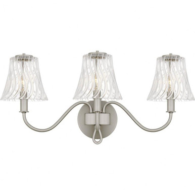 McKinney 3 Light Bath Vanity 11 Inch Tall and 23 Inch Wide by Quoizel - MCK8623