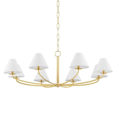 Stacey 8 Light Oversized Chandelier by Hudson Valley - BKO902