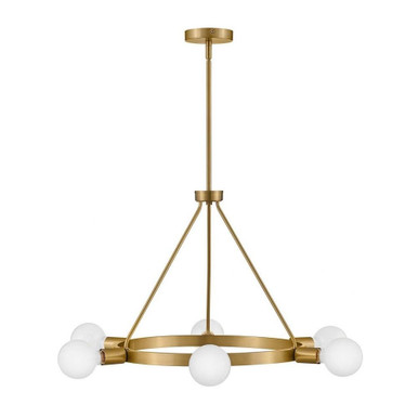 Orla 6 LED Light Medium Chandelier by Lark - 83616