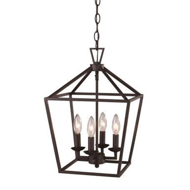 15 Inch Four Light Pendant by Trans Globe  - 10264 ROB