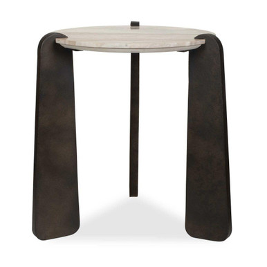 Talud Side Table 24 Inch Tall and 24 Inch Wide by Uttermost - 50334