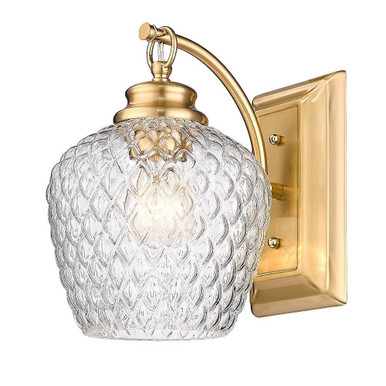Adeline 1 Light Wall Sconce by Golden - 1088-1W