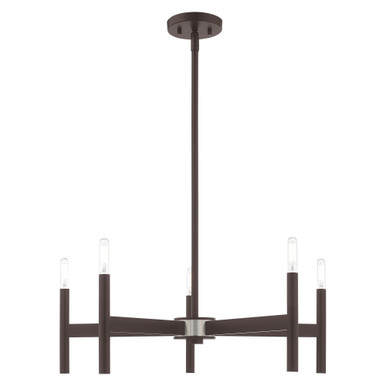 Copenhagen 5 Light Medium Chandelier by Livex 51175 - 51175
