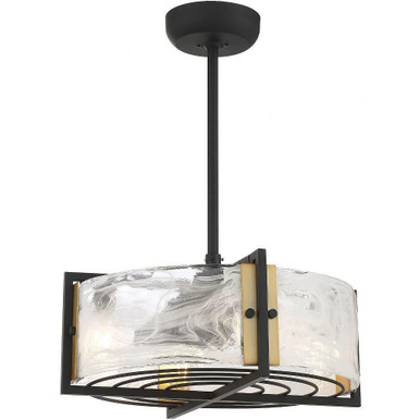 Hayward 24W 4 Led Fan D'Lier 37.36 Inch T And 23 Inch W by Savoy House - 24-FD-1698-143