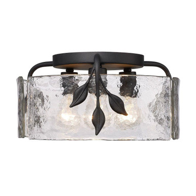 Calla 3 Light 15.13 Inch Wide Flush Mount by Golden - 3160-FM