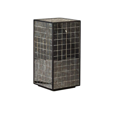 Mosaico Pedestal 26 Inch Tall and 12.75 Inch Wide by Currey Company - 3000-0329