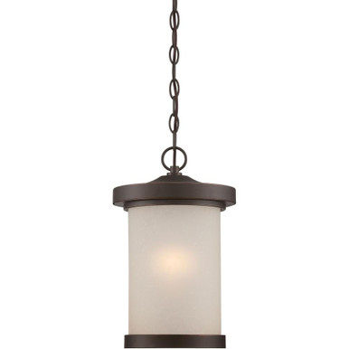 Diego 9.8W 1 LED Light Small Outdoor Pendant by Nuvo - 62/645