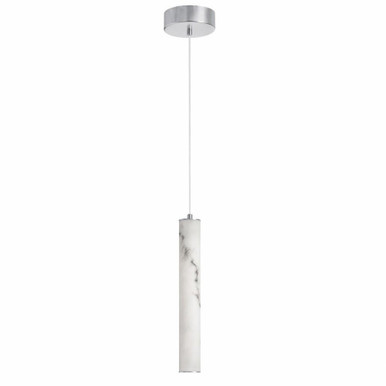 Reuben 10W 1 LED Pendant 12 Inch Tall and 2.5 Inch Wide by Dainolite - RBN-1210P