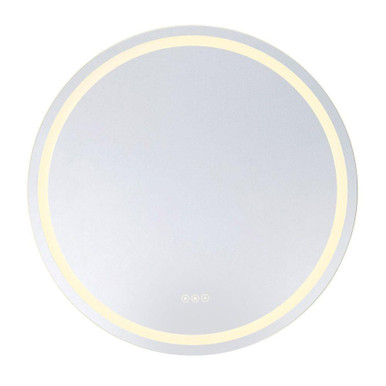Beckett 42W LED Round Frontlit Backlit Mirror 32 Inch Wide by Savoy House - 2-1227-32