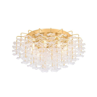 Alsace 8 Light Semi Flush Mount 12.25 Inch Tall and 24 Inch Wide by Corbett - 534-24-VGL