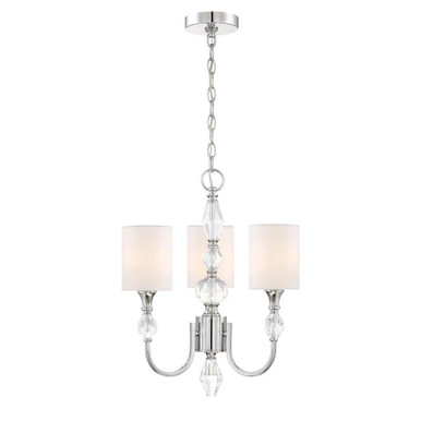 Evi 3 Light Small Chandelier by Designers Fountain - 89983-ch