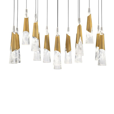 Kilt 110.9W 14 LED Light Small Pendant by Modern Forms - PD-44414L