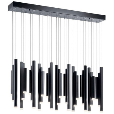 Soho 33 LED Light Cluster Linear Chandelier by Elan - 84099