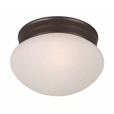 Essentials 588X 1 Light 7.5 Inch Wide Flush Mount by Maxim - 5884FT