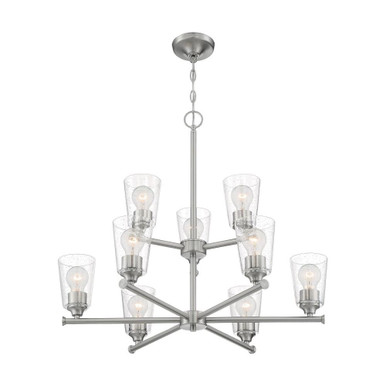 Bransel 9 Light Large Chandelier by Nuvo - 60-7-9C