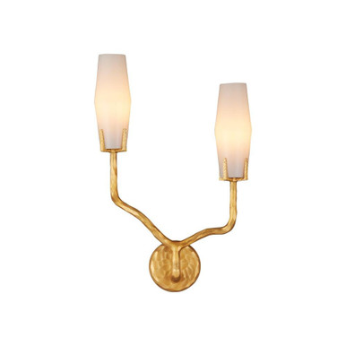 Mathilda 2 Light Left Wall Sconce 22.5 Inch Tall by Currey Company - 5000-0285