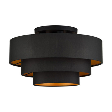 Sentosa 4 Light Extra Large Semi Flush Mount 13 X 21 Inch Wide by Livex - 45606-04
