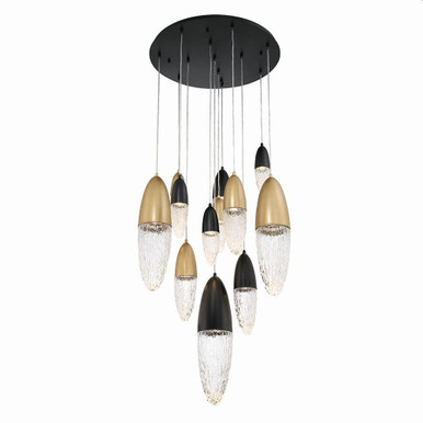 Ecrou 12 Light Large Chandelier by Eurofase - 43859
