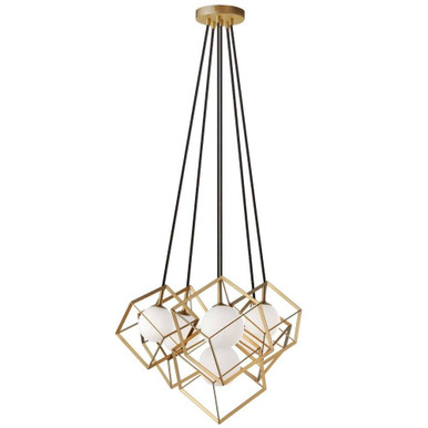 Thomson 6 Light Medium Pendant by Dainolite - tsn-6p-gld
