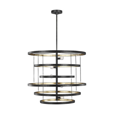 Celeste 5 Light Large Chandelier by Generation Lighting - F3340/5AI/ADB