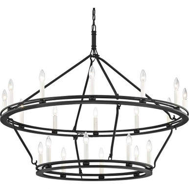 Sutton 20 Light Chandelier 37 Inches Tall and 44 Inches Wide by Troy - F6239-TBK